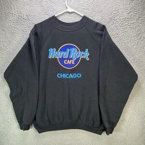 Vintage Hard Rock Cafe Crewneck Sweatshirt Adult Medium Chicago 90s